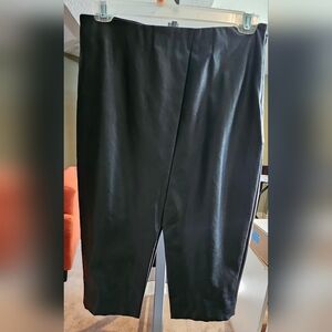 Black Babaton Vegan Leather Skirt